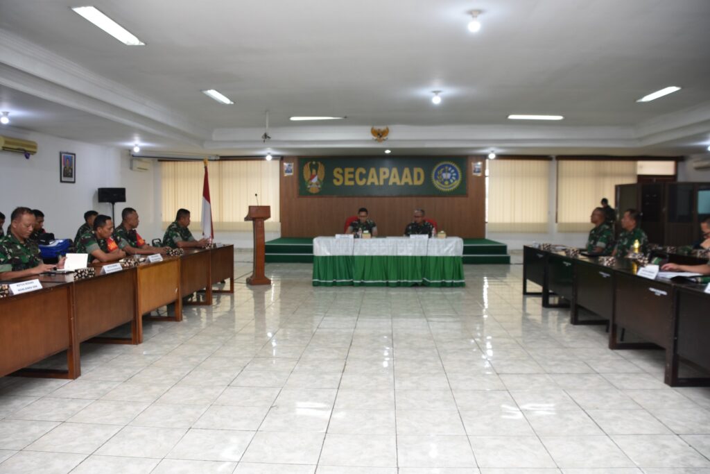 SECAPAAD TERIMA TIM VERIFIKASI LAPANGAN WTRB ZONA INTEGRITAS Sekolah Calon Perwira Angkatan Darat (Secapaad) menerima kunjungan Tim…