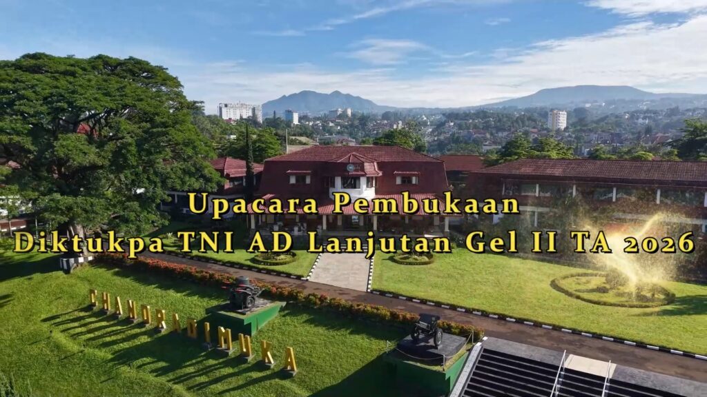 Upacara Pembukaan Diktukpa TNI AD Lanjutan Gel II TA 2026