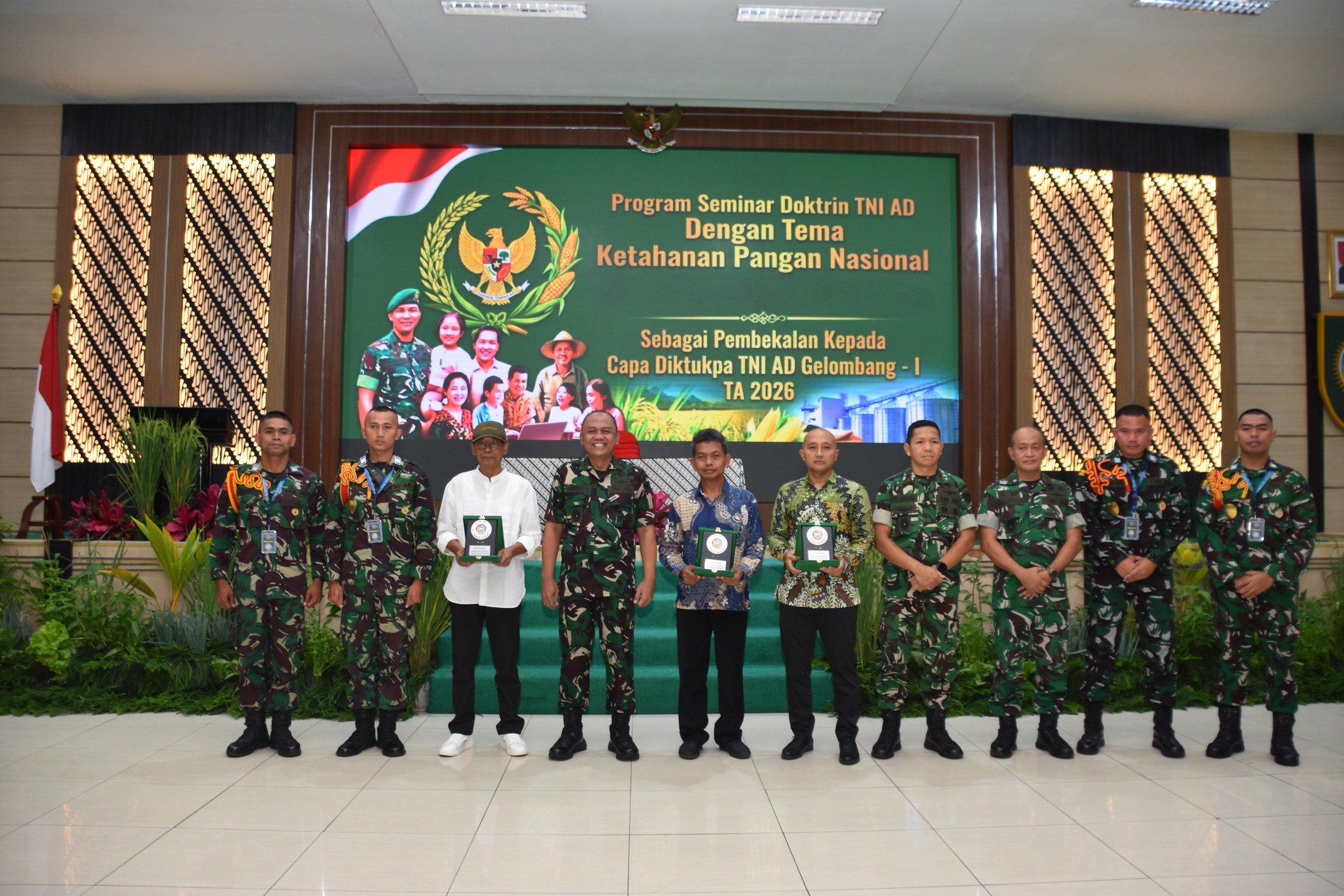 Program Seminar Doktrin TNI AD Dengan Tema Ketahanan Nasional kepada Capa Diktukpa TNI AD GEL I TA 2026